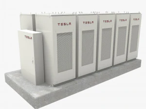 paquete de energía tesla Modelo 3D