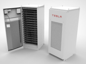 tesla powerpack Model 3D