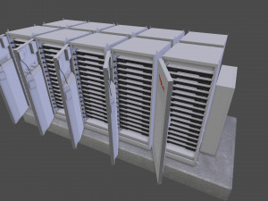 tesla powerpack Model 3D