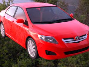 toyota corolla 2008 3D-Modell