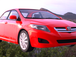 toyota corolla 2008 3Dモデル