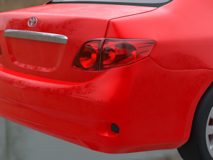 toyota corolla 2008 3Dモデル