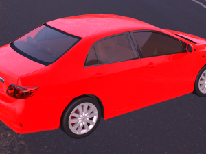 toyota corolla 2008 3Dモデル