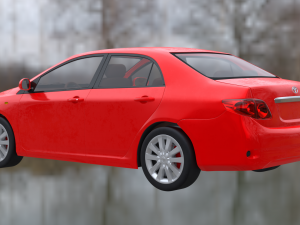 toyota corolla 2008 3Dモデル