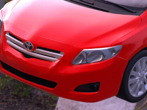 toyota corolla 2008 3D Model