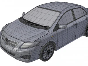 toyota corolla 2008 3D Model