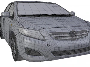 toyota corolla 2008 3D Model