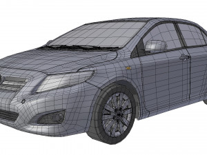 toyota corolla 2008 3Dモデル