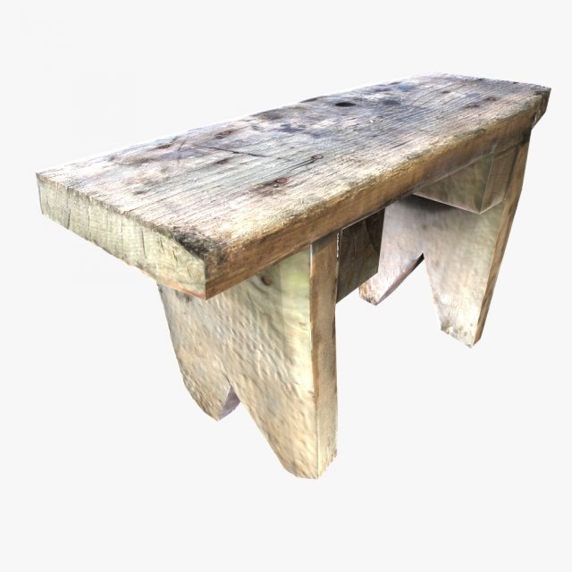 vintage square wooden stool low poly 3d Modèle 3D .c4d .max .obj .3ds .fbx .stl .blend 