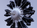 B M W 132A RADIAL AIRCRAFT ENGINE  3D Model