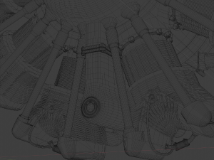 b m w 132a radial aircraft engine Modelo 3D