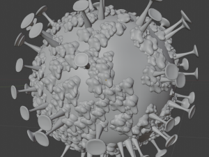 corona virus 3D Model