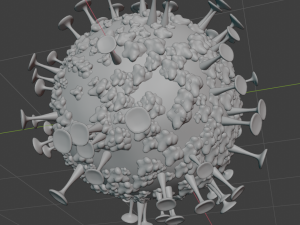 corona virus 3D Model