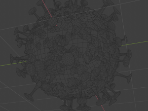 corona virus 3D Model