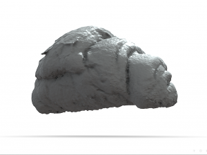 french croissant scan pbr model low-poly 3D Model