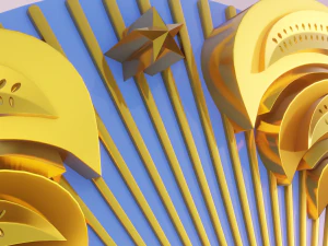coat of arms of kazakhstan 3D Model
