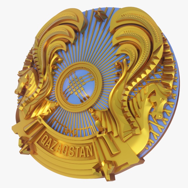 Coat Of Arms Of Kazakhstan 3D Модель In Ювелирные Изделия 3DExport
