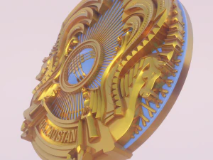 coat of arms of kazakhstan 3D Model