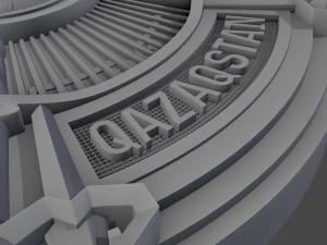 coat of arms of kazakhstan 3D Model