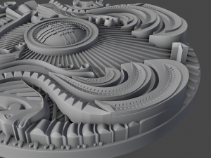 coat of arms of kazakhstan 3D 模型