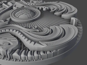 coat of arms of kazakhstan 3D Model