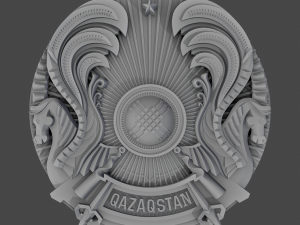 coat of arms of kazakhstan 3D 模型