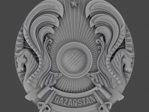 coat of arms of kazakhstan 3D Model