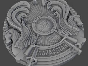 coat of arms of kazakhstan 3D 模型