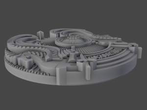 coat of arms of kazakhstan 3D 模型