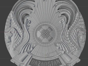 coat of arms of kazakhstan 3D Model