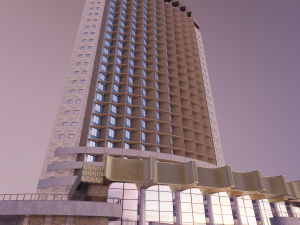 hotel kazakhstan Modèle 3D