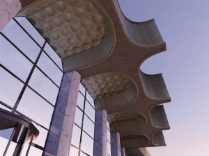 hotel kazakhstan 3D Model