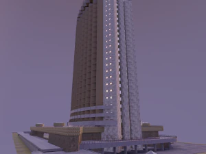 hotel kazakhstan 3D Model