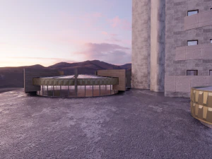 hotel kazakhstan 3D Model