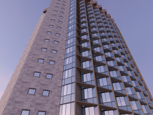 hotel kazakhstan Modèle 3D