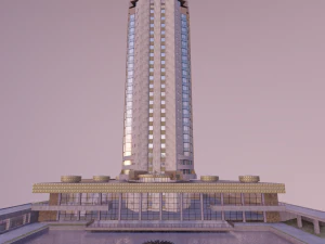 hotel kazakhstan 3D Model