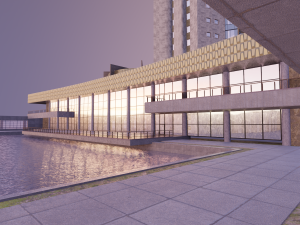 hotel kazakhstan Modèle 3D