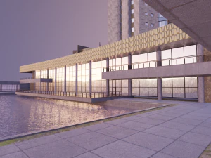 hotel kazakhstan 3D Model