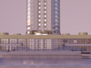 hotel kazakhstan Modèle 3D