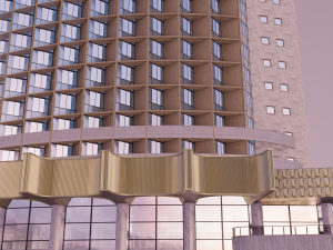 hotel kazakhstan Modèle 3D