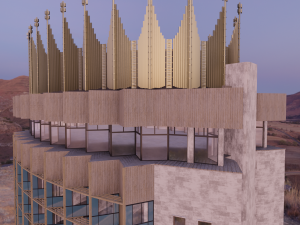 hotel kazakhstan Modèle 3D
