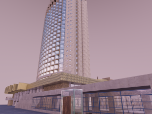 hotel kazakhstan Modèle 3D