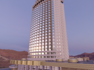 hotel kazakhstan Modèle 3D