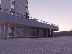 hotel kazakhstan 3D Model