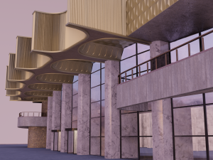 hotel kazakhstan Modèle 3D