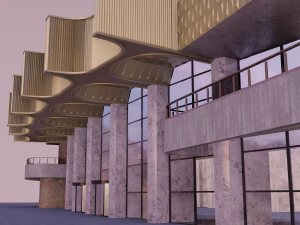 hotel kazakhstan 3D Model