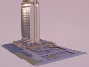 hotel kazakhstan 3D Model