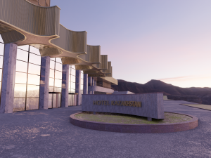 hotel kazakhstan Modèle 3D