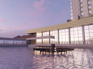 hotel kazakhstan 3D Model