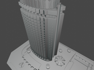 hotel kazakhstan Modèle 3D